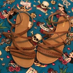 Express ankle strap sandals